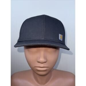 CARHARTT MENS ASHLAND HAT FLAT BILL Adjustable Cap - Gravel Gray
